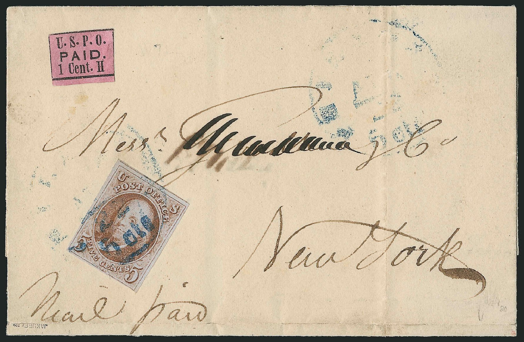 Values of US Stamps Scott Cat. 1: 5c 1847 Franklin. Robert Siegel Auction Galleries, Apr 2012, Sale 1023, Lot 2397