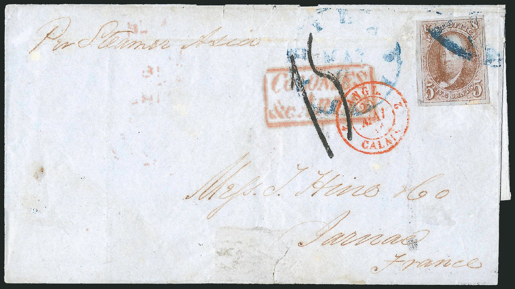 Values of US Stamps Scott Cat. # 1 - 5c 1847 Franklin. Robert Siegel Auction Galleries, Apr 2012, Sale 1023, Lot 2497