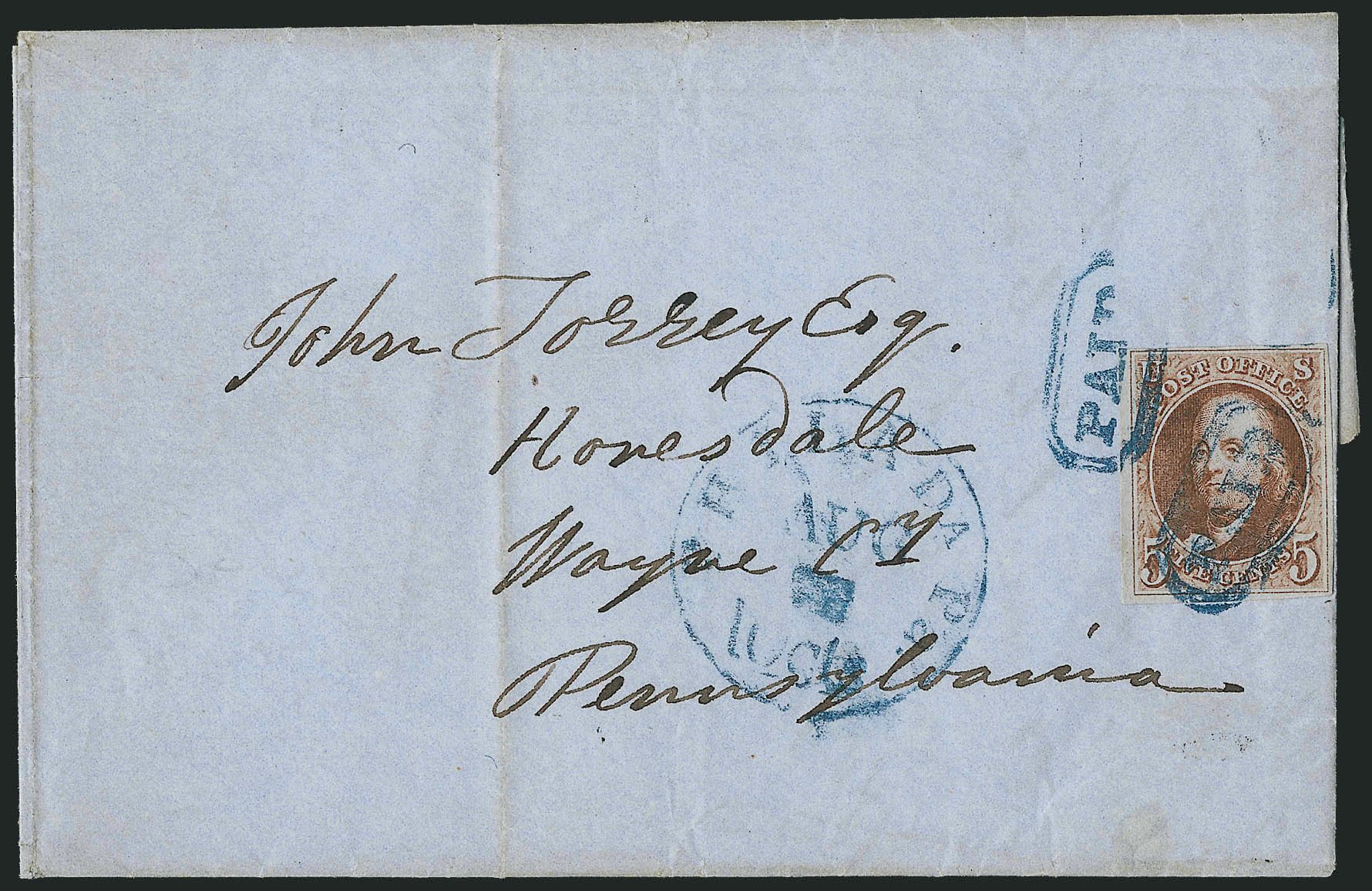 US Stamp Prices Scott Catalog # 1: 1847 5c Franklin. Robert Siegel Auction Galleries, Sep 2010, Sale 993, Lot 107