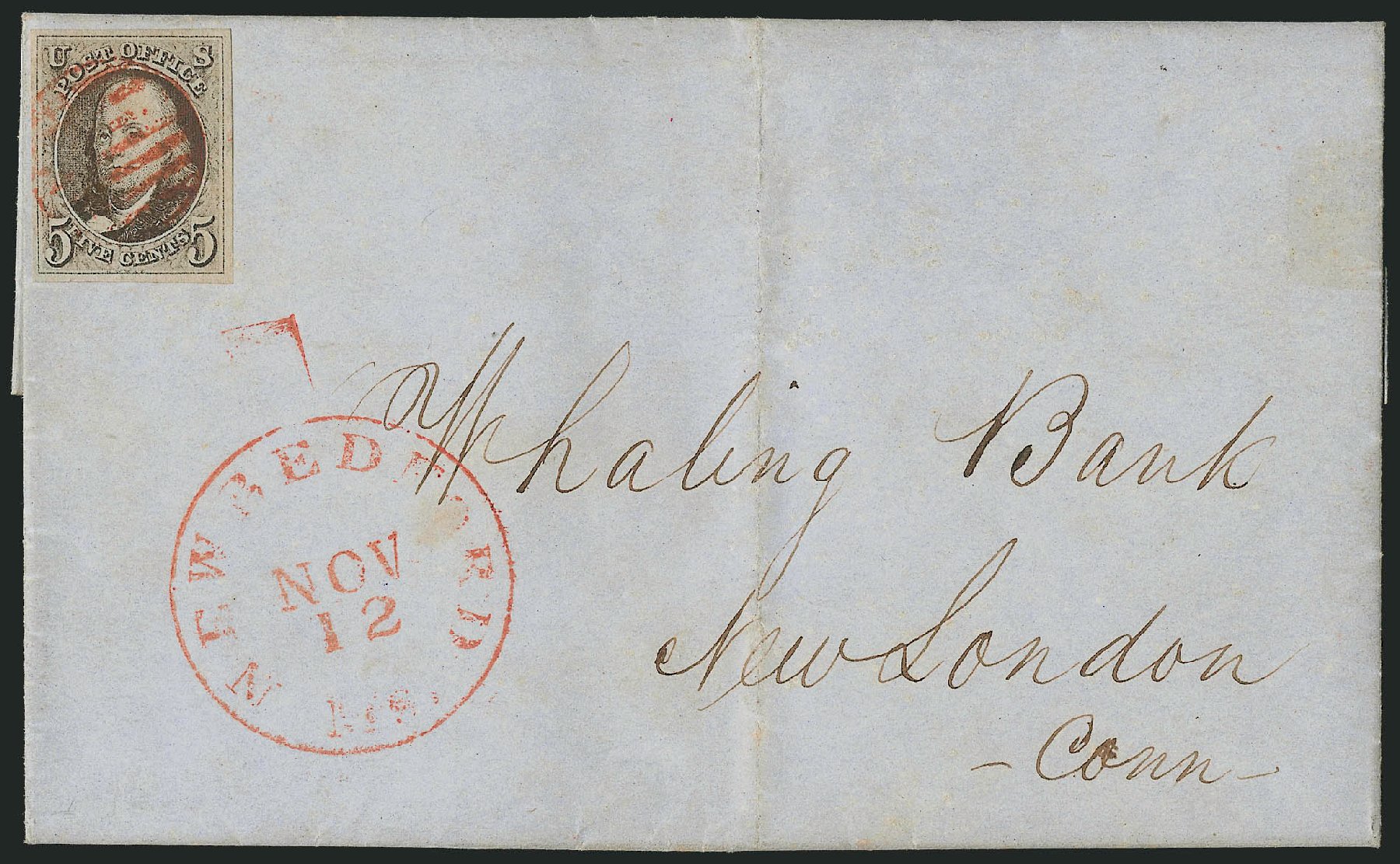 Prices of US Stamp Scott Cat. # 1: 1847 5c Franklin. Robert Siegel Auction Galleries, Sep 2010, Sale 993, Lot 37