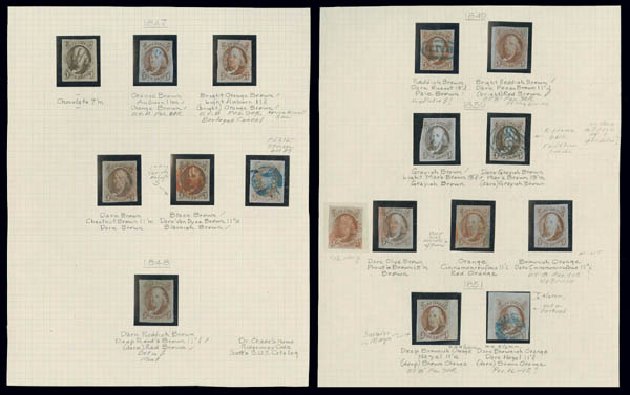 Prices of US Stamp Scott Cat. #1: 1847 5c Franklin. Matthew Bennett International, Jun 2008, Sale 328, Lot 448