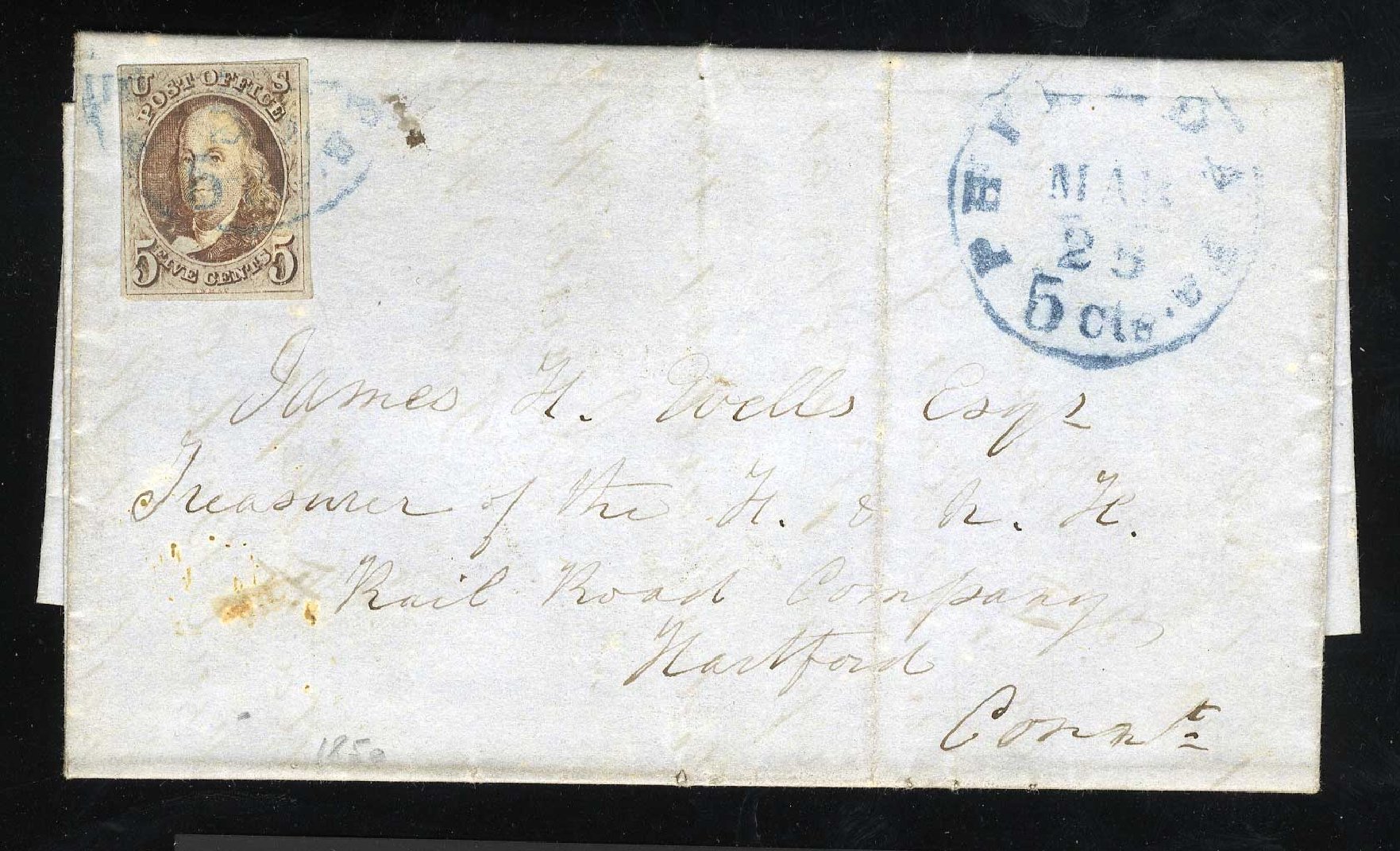 Costs of US Stamps Scott Cat. #1 - 5c 1847 Franklin. Cherrystone Auctions, Jul 2008, Sale 200807, Lot 8