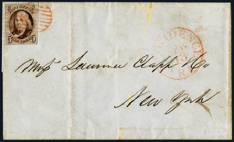 Prices of US Stamp Scott #1 - 1847 5c Franklin. Harmer-Schau Auction Galleries, Jan 2013, Sale 96, Lot 378