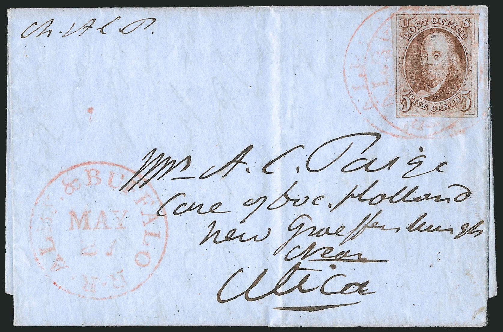 Costs of US Stamps Scott # 1: 1847 5c Franklin. Robert Siegel Auction Galleries, Apr 2012, Sale 1023, Lot 2378