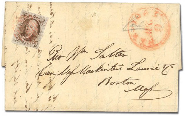 Price of US Stamp Scott Catalog # 1: 1847 5c Franklin. Daniel Kelleher Auctions, Feb 2013, Sale 634, Lot 799