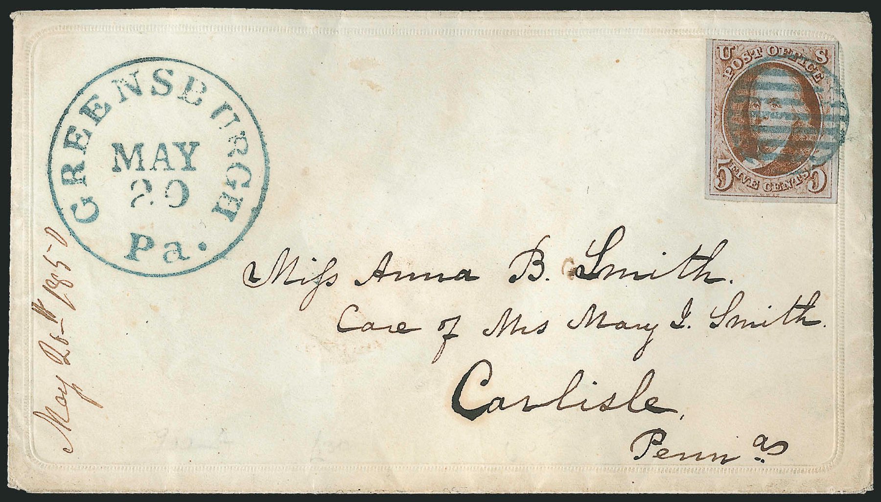 US Stamps Values Scott Catalogue #1 - 5c 1847 Franklin. Robert Siegel Auction Galleries, Apr 2012, Sale 1023, Lot 2219