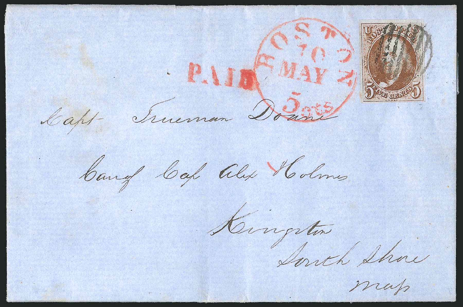 Price of US Stamp Scott # 1: 5c 1847 Franklin. Robert Siegel Auction Galleries, Apr 2012, Sale 1023, Lot 2280
