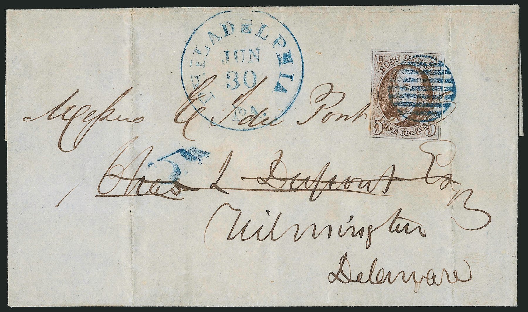 Values of US Stamps Scott # 1 - 1847 5c Franklin. Robert Siegel Auction Galleries, Apr 2012, Sale 1023, Lot 2500