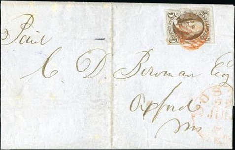 Prices of US Stamps Scott Catalogue 1 - 5c 1847 Franklin. Spink Shreves Galleries, Jan 2015, Sale 150, Lot 10