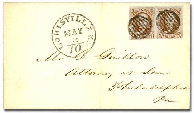 US Stamps Values Scott Catalog 1 - 5c 1847 Franklin. Daniel Kelleher Auctions, Sep 2013, Sale 639, Lot 3031