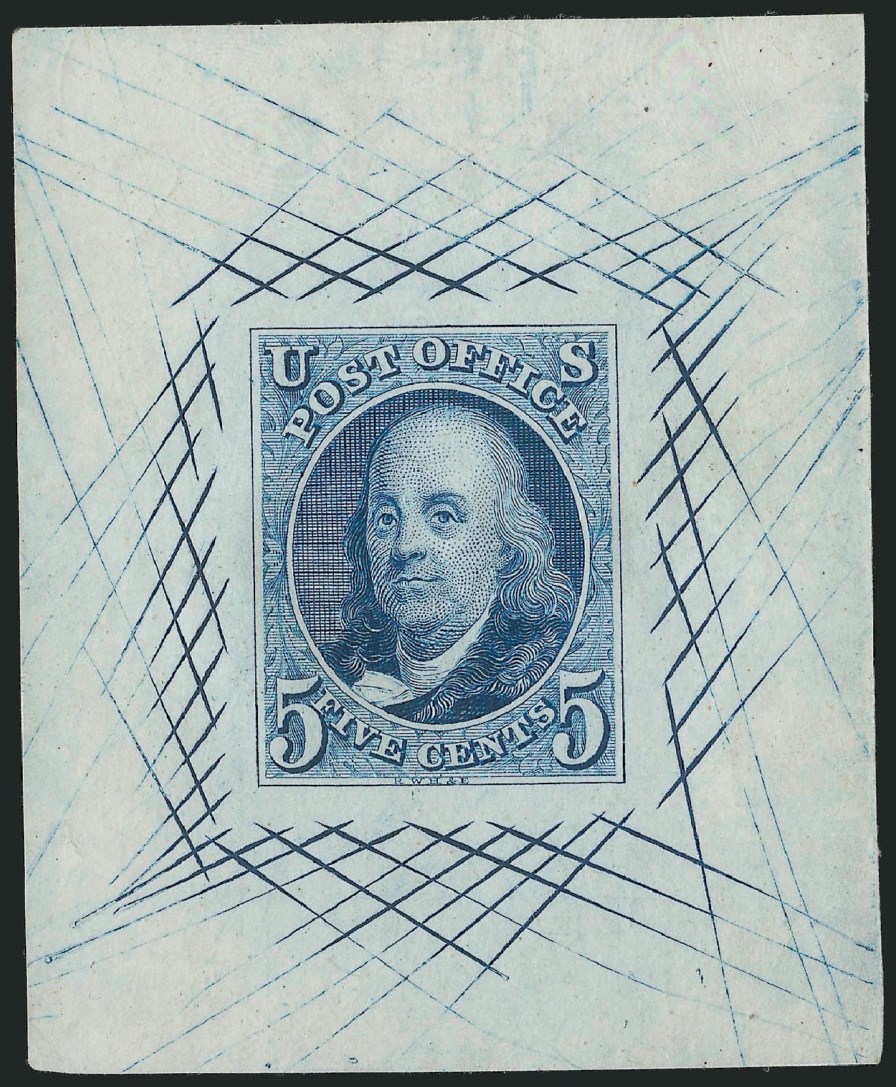 Values of US Stamp Scott # 1 - 5c 1847 Franklin. Robert Siegel Auction Galleries, May 2013, Sale 1044, Lot 1