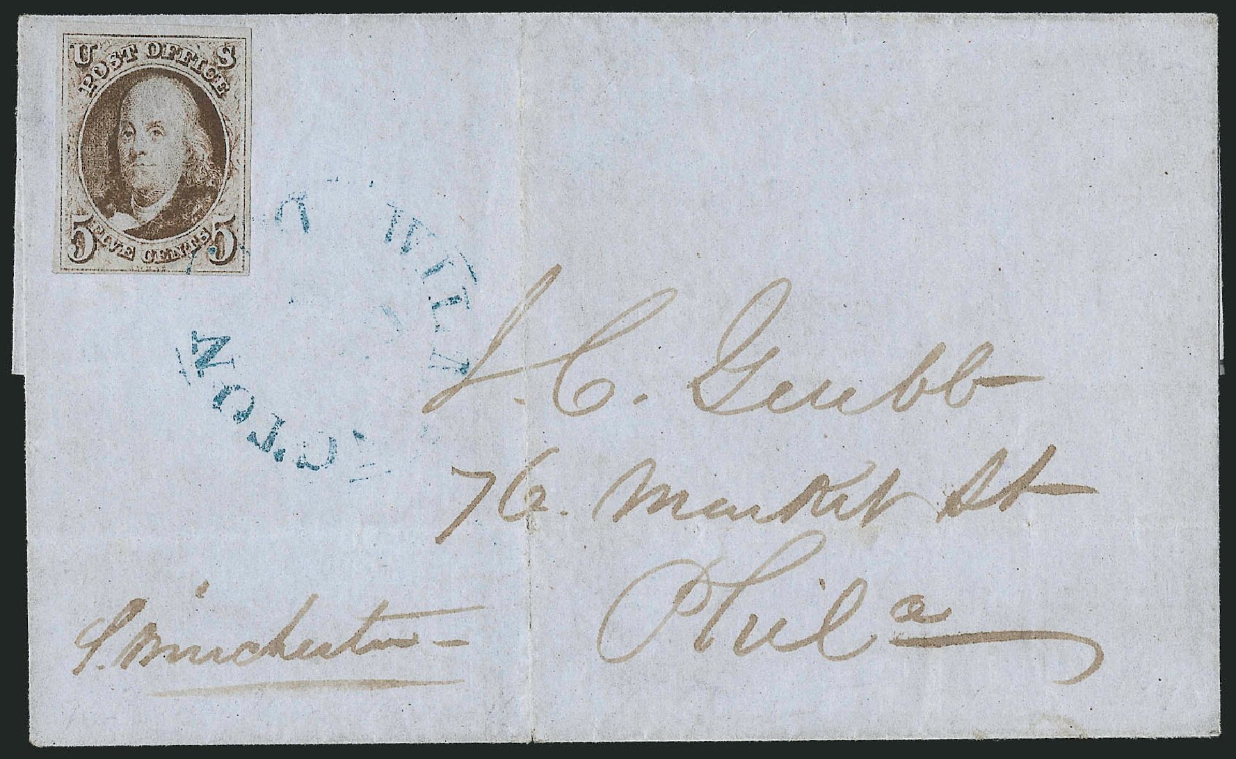 US Stamp Values Scott Catalogue # 1: 1847 5c Franklin. Robert Siegel Auction Galleries, Sep 2010, Sale 993, Lot 141