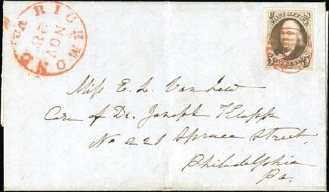 Prices of US Stamps Scott Catalogue # 1 - 1847 5c Franklin. Spink Shreves Galleries, Jan 2015, Sale 150, Lot 11