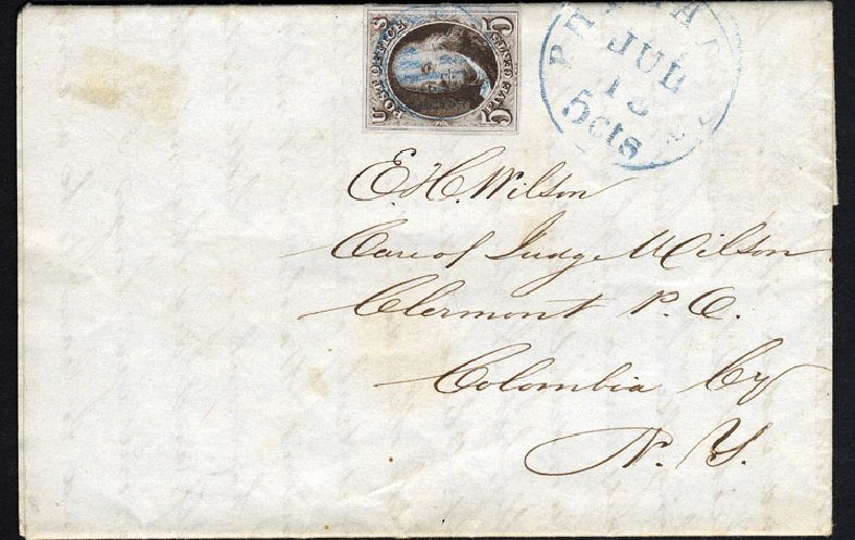 US Stamps Prices Scott Catalogue # 1: 5c 1847 Franklin. Cherrystone Auctions, May 2008, Sale 200805, Lot 14