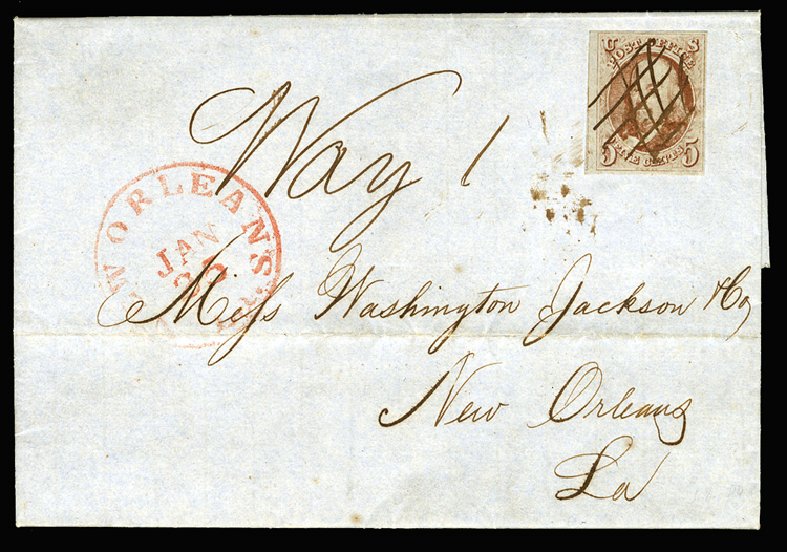 Costs of US Stamps Scott Cat. # 1: 5c 1847 Franklin. Cherrystone Auctions, Apr 2014, Sale 201404, Lot 5
