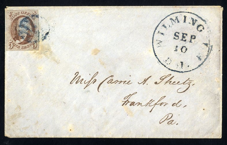Price of US Stamps Scott Catalogue 1 - 5c 1847 Franklin. Cherrystone Auctions, Jan 2015, Sale 201501, Lot 5