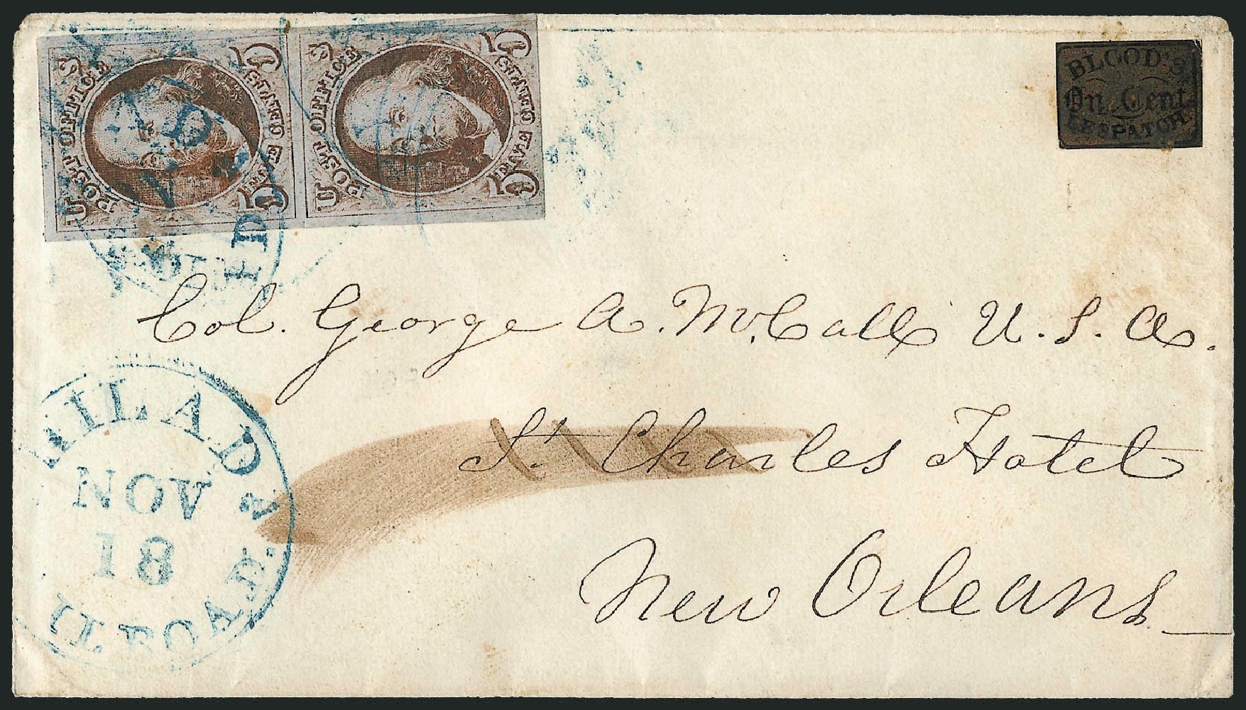 US Stamp Price Scott Cat. 1: 5c 1847 Franklin. Robert Siegel Auction Galleries, Apr 2012, Sale 1023, Lot 2375