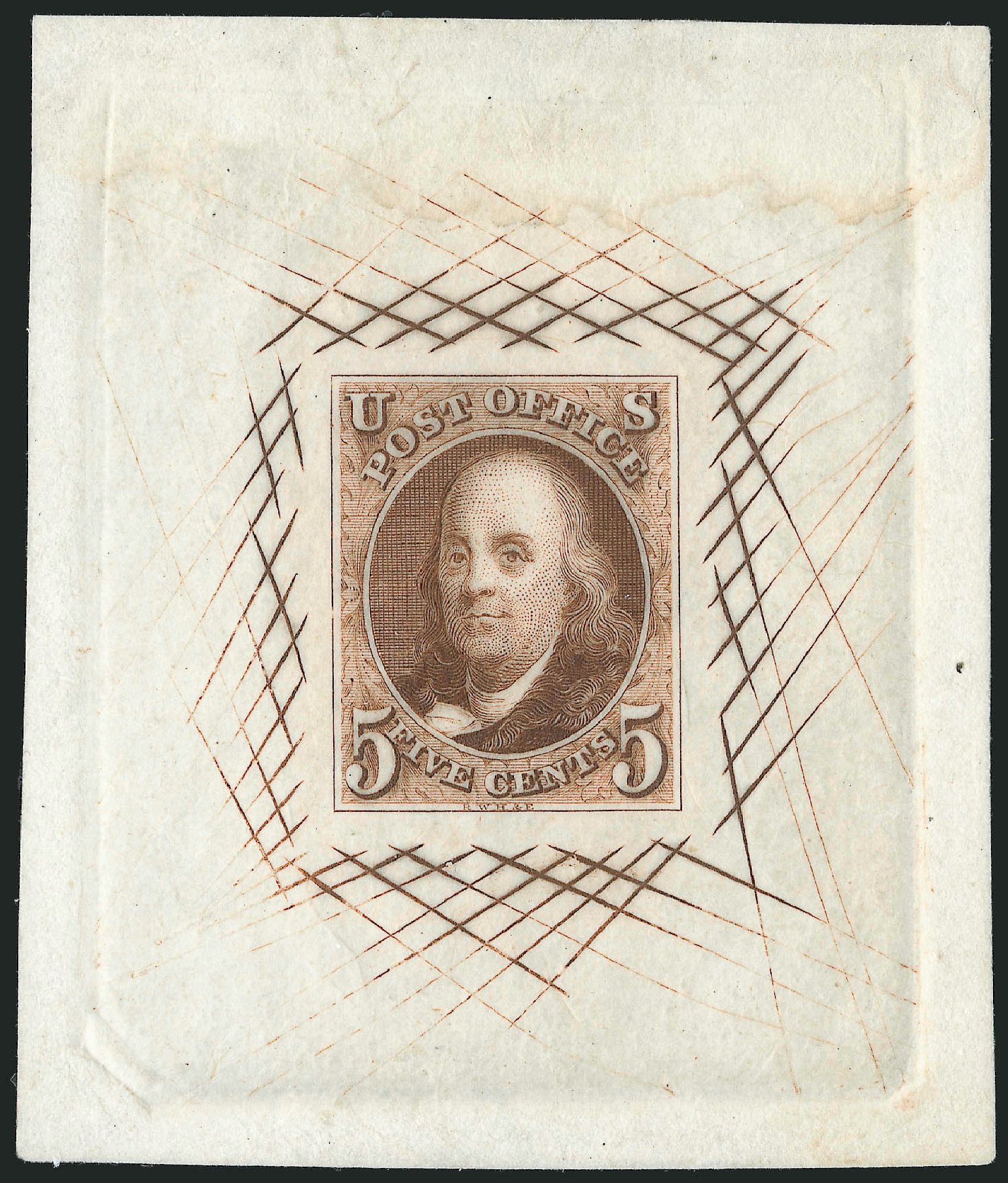 Price of US Stamps Scott Catalog 1: 5c 1847 Franklin. Robert Siegel Auction Galleries, May 2013, Sale 1044, Lot 5