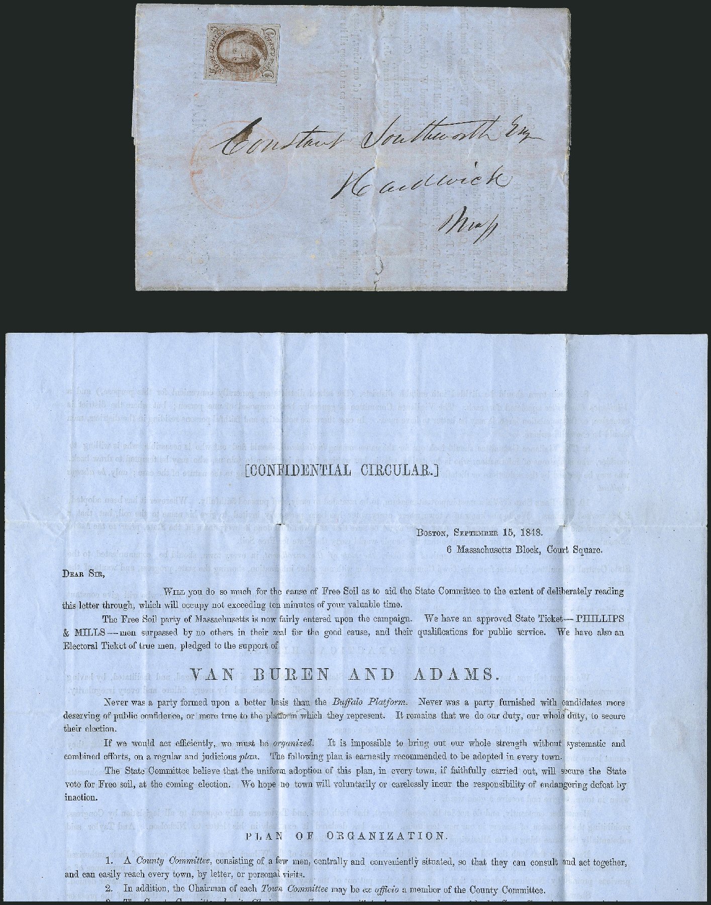 Prices of US Stamps Scott Catalogue # 1 - 1847 5c Franklin. Robert Siegel Auction Galleries, Apr 2012, Sale 1023, Lot 2442