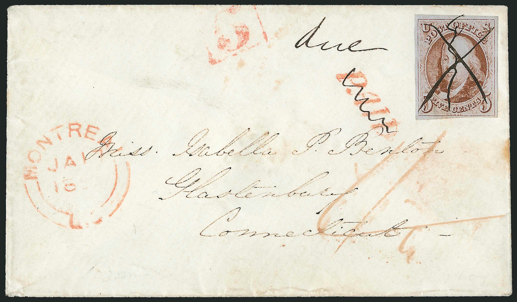 Prices of US Stamps Scott Catalogue #1 - 5c 1847 Franklin. Robert Siegel Auction Galleries, Apr 2012, Sale 1023, Lot 2472