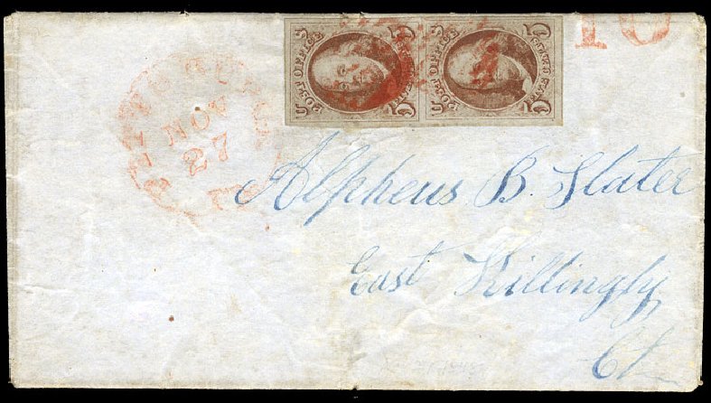 Costs of US Stamp Scott Catalog 1: 5c 1847 Franklin. Cherrystone Auctions, Apr 2010, Sale 201004, Lot 13