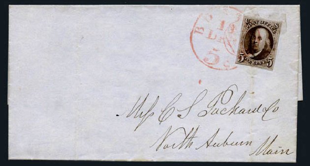 Price of US Stamp Scott Catalogue 1: 1847 5c Franklin. Harmer-Schau Auction Galleries, Aug 2014, Sale 102, Lot 1613