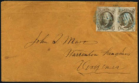 US Stamp Price Scott Cat. # 1: 1847 5c Franklin. Harmer-Schau Auction Galleries, Oct 2011, Sale 91, Lot 163