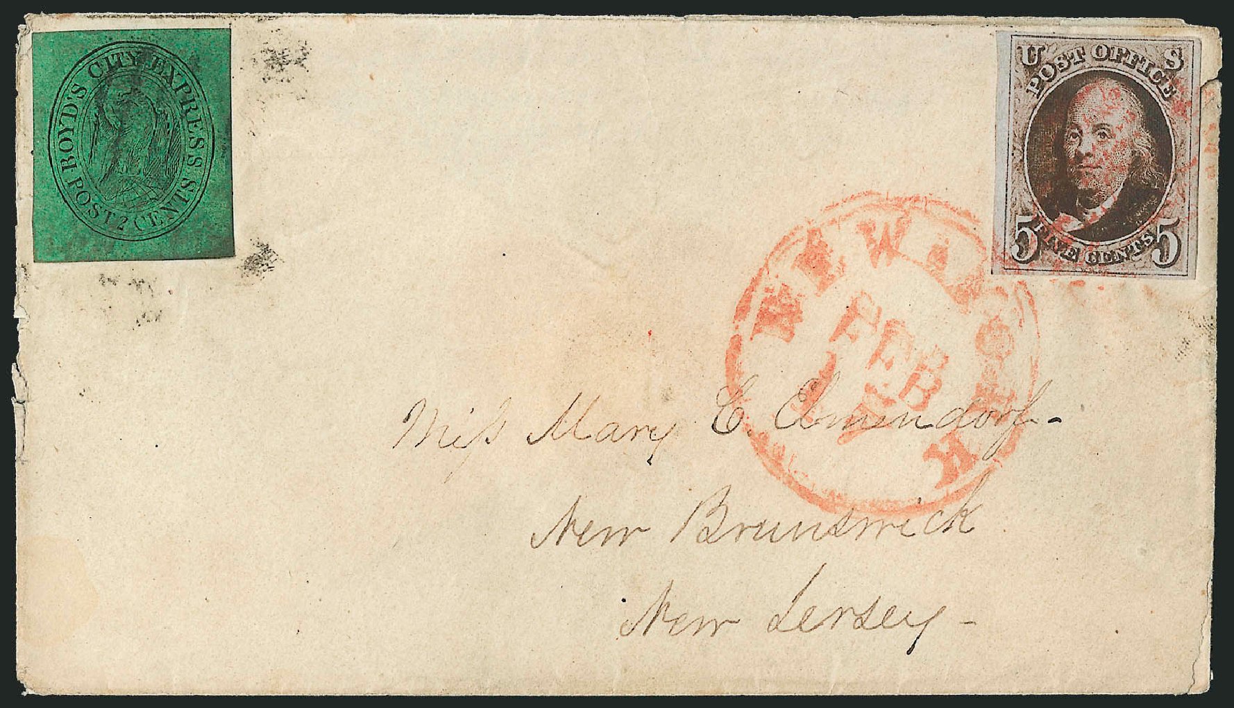 Values of US Stamps Scott # 1 - 5c 1847 Franklin. Robert Siegel Auction Galleries, Apr 2012, Sale 1023, Lot 2403