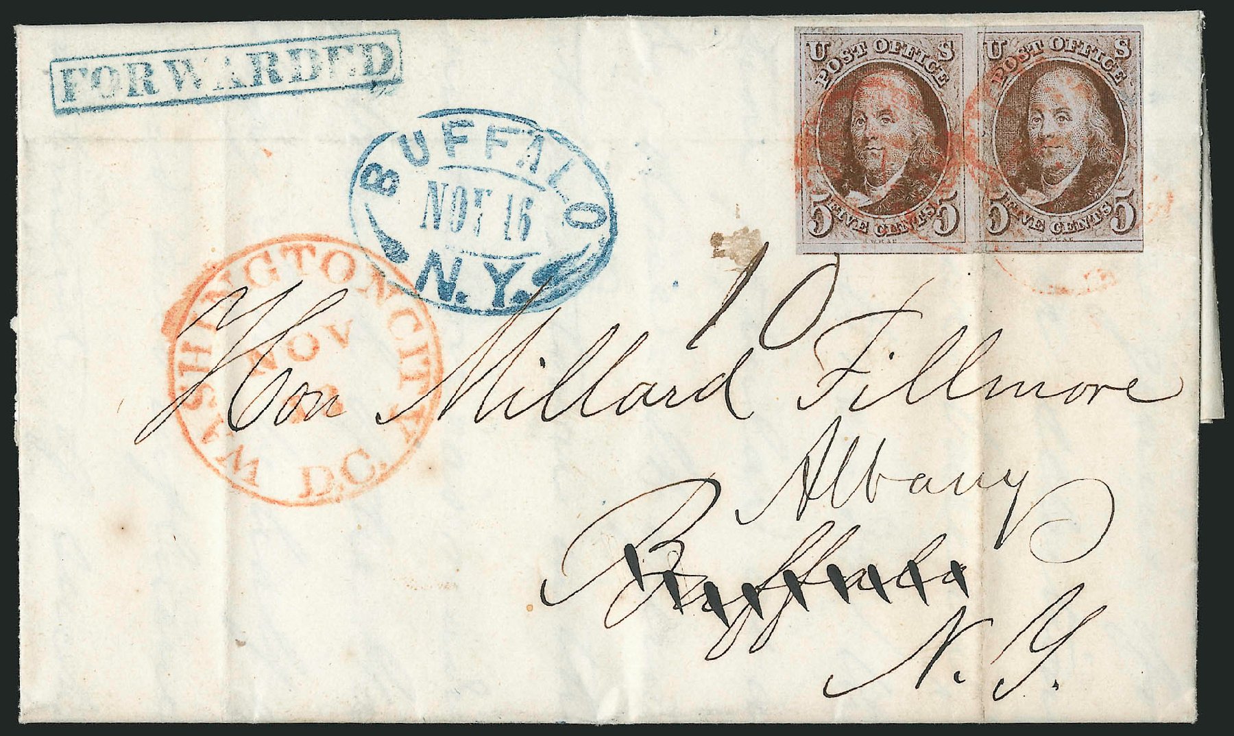 US Stamp Prices Scott Catalog 1 - 5c 1847 Franklin. Robert Siegel Auction Galleries, Apr 2012, Sale 1023, Lot 2443