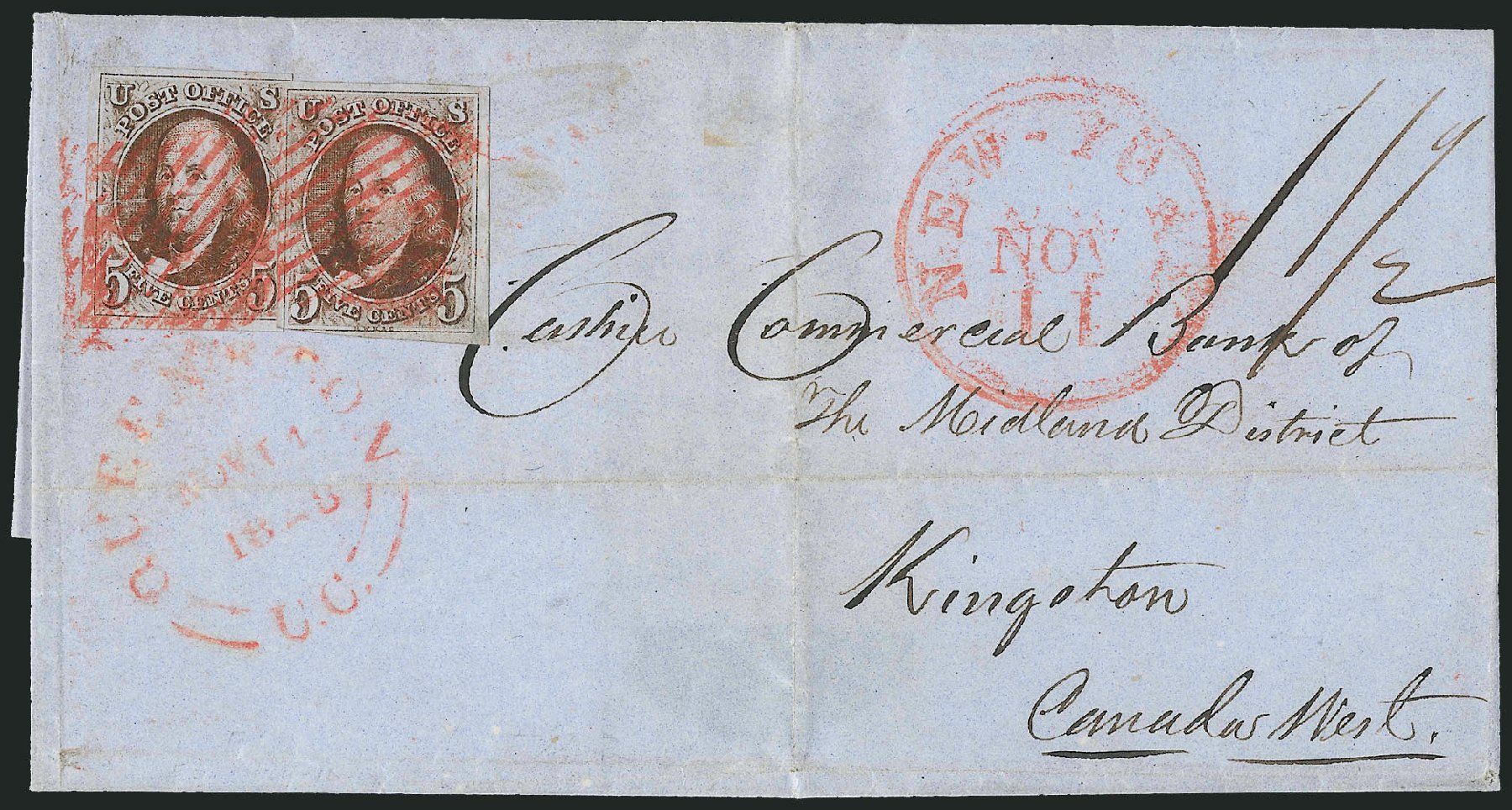 Prices of US Stamp Scott Catalog # 1: 5c 1847 Franklin. Robert Siegel Auction Galleries, Apr 2012, Sale 1023, Lot 2463