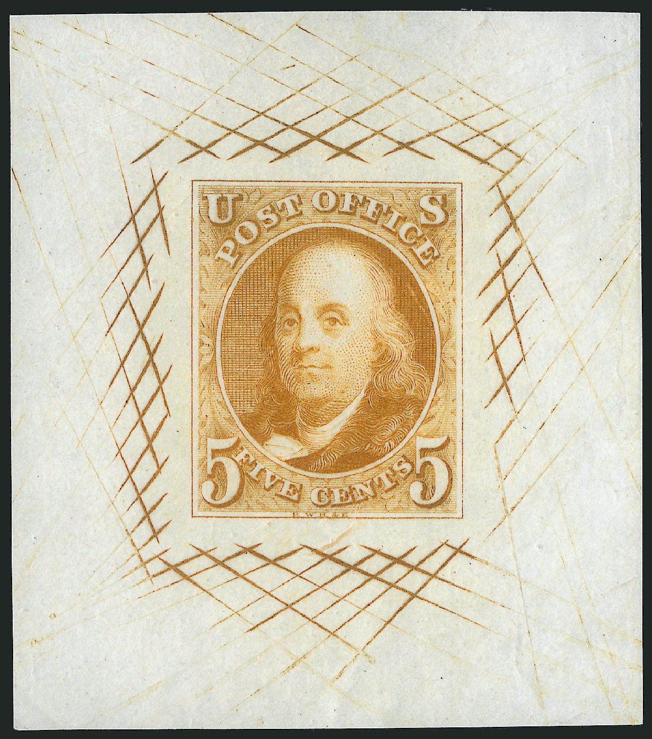 Price of US Stamp Scott # 1 - 5c 1847 Franklin. Robert Siegel Auction Galleries, May 2013, Sale 1044, Lot 3