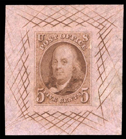 Prices of US Stamps Scott Cat. #1 - 5c 1847 Franklin. Cherrystone Auctions, Mar 2010, Sale 201003, Lot 6