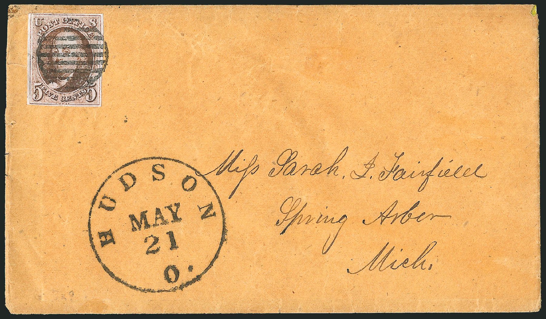 Values of US Stamp Scott # 1 - 1847 5c Franklin. Robert Siegel Auction Galleries, Apr 2012, Sale 1023, Lot 2296