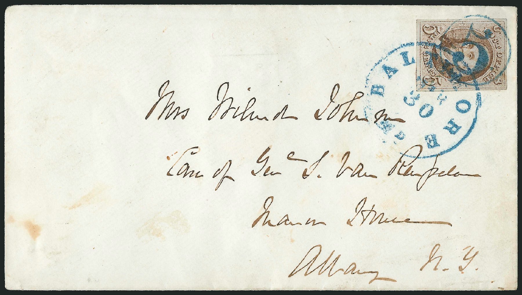 Values of US Stamps Scott Catalog 1: 1847 5c Franklin. Robert Siegel Auction Galleries, Apr 2012, Sale 1023, Lot 2336