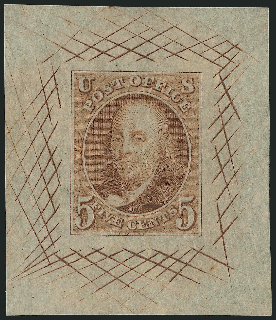 US Stamps Prices Scott Catalogue # 1: 1847 5c Franklin. Robert Siegel Auction Galleries, May 2013, Sale 1044, Lot 6