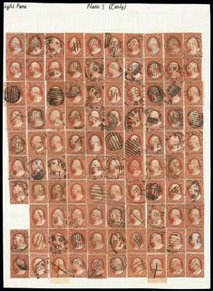 Price of US Stamp Scott Cat. 10 - 3c 1851 Washington. Matthew Bennett International, Dec 2007, Sale 325, Lot 1427