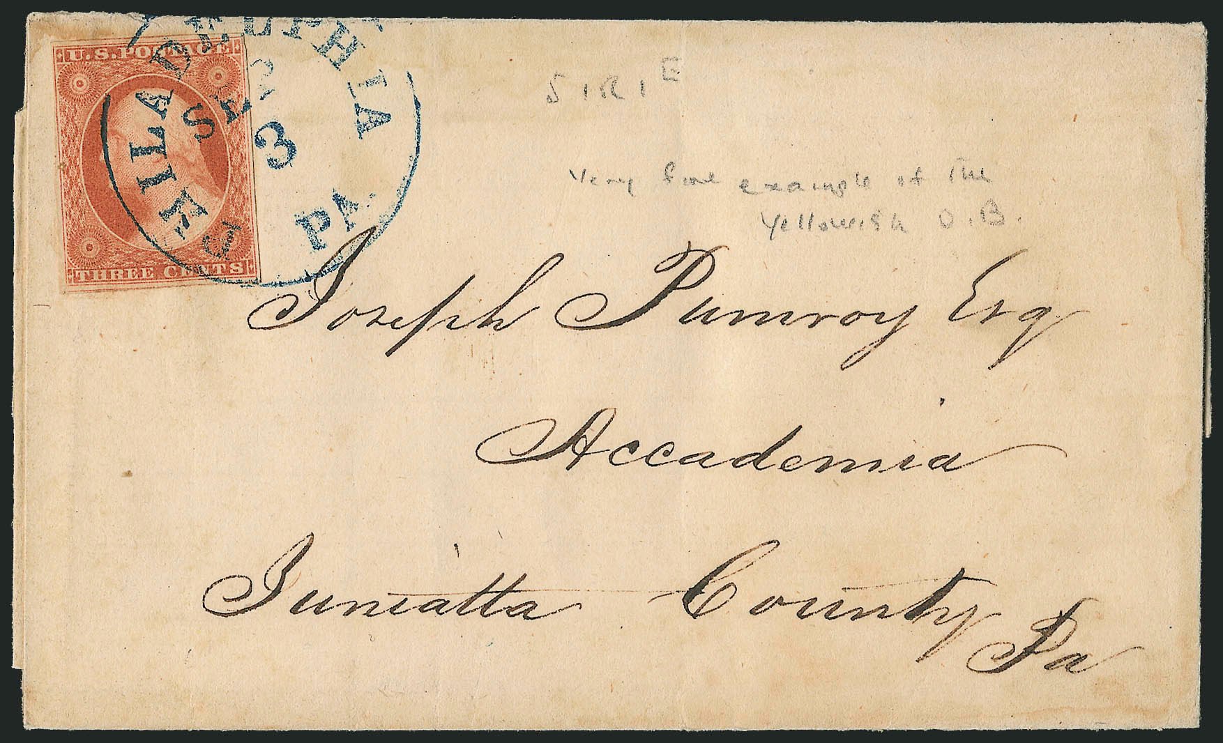 Costs of US Stamp Scott #10 - 3c 1851 Washington. Robert Siegel Auction Galleries, Oct 2010, Sale 996, Lot 3037