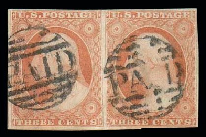 Cost of US Stamp Scott Cat. #10 - 1851 3c Washington. Matthew Bennett International, Dec 2007, Sale 323, Lot 39