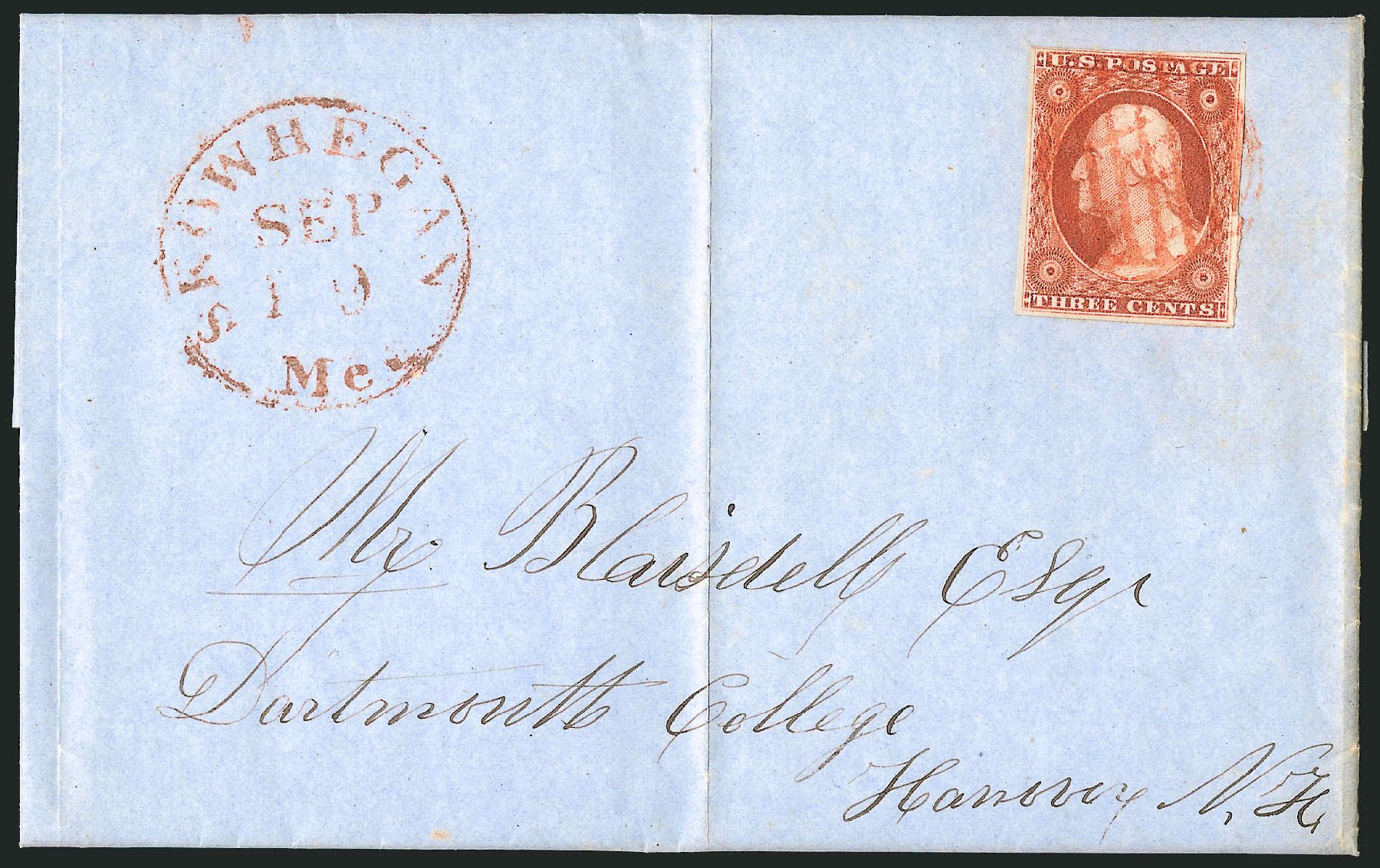US Stamp Price Scott Catalog 10: 3c 1851 Washington. Robert Siegel Auction Galleries, Oct 2010, Sale 996, Lot 3049