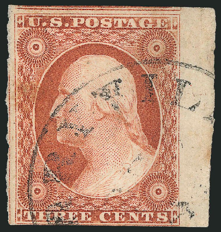 Value of US Stamp Scott Catalog #10 - 3c 1851 Washington. Robert Siegel Auction Galleries, Oct 2010, Sale 996, Lot 3010