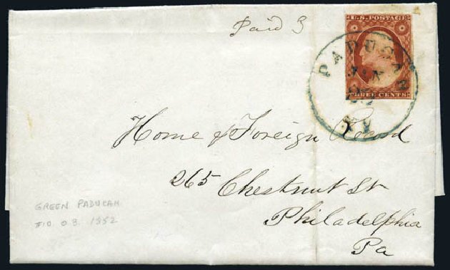 Cost of US Stamps Scott Catalog # 10 - 1851 3c Washington. Harmer-Schau Auction Galleries, May 2014, Sale 101, Lot 111