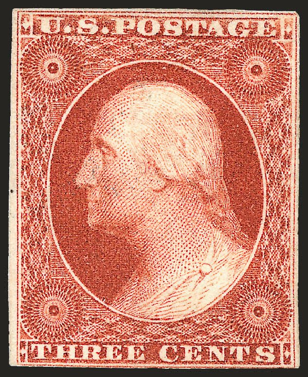 Costs of US Stamp Scott Catalog # 10 - 3c 1851 Washington. Robert Siegel Auction Galleries, Sep 2008, Sale 962, Lot 2231