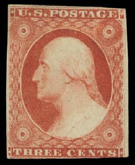 Price of US Stamp Scott Cat. 10 - 3c 1851 Washington. Daniel Kelleher Auctions, Aug 2012, Sale 631, Lot 674
