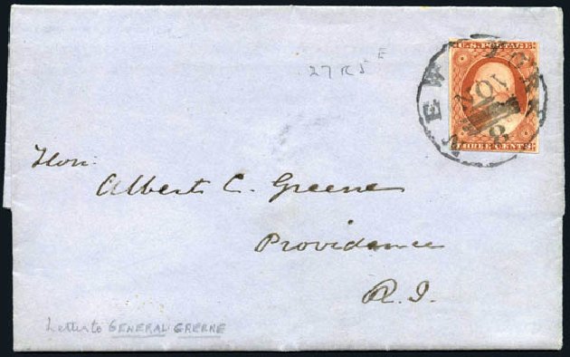 US Stamp Prices Scott Catalogue 10 - 3c 1851 Washington. Harmer-Schau Auction Galleries, Oct 2009, Sale 83, Lot 285