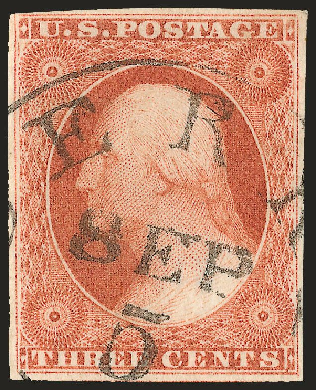 Price of US Stamp Scott Catalog # 10: 3c 1851 Washington. Robert Siegel Auction Galleries, Dec 2009, Sale 982, Lot 5052