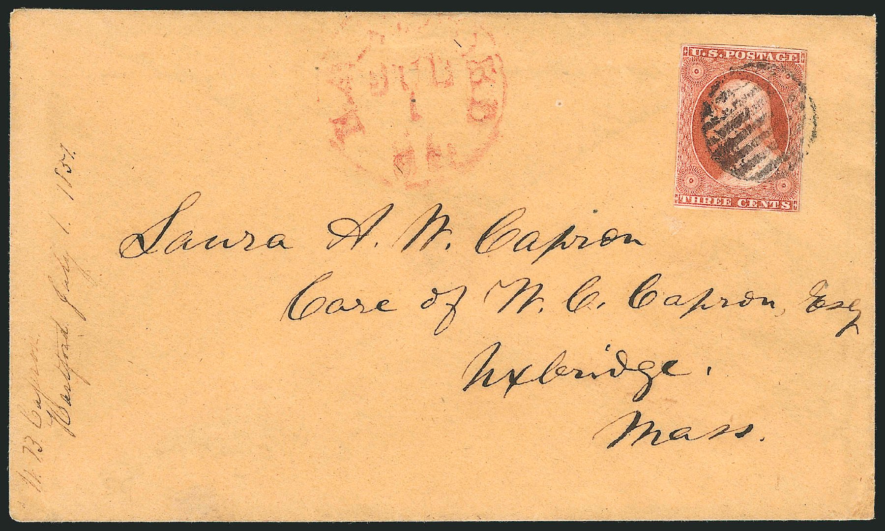 US Stamp Value Scott Catalog # 10: 3c 1851 Washington. Robert Siegel Auction Galleries, Oct 2010, Sale 996, Lot 3042