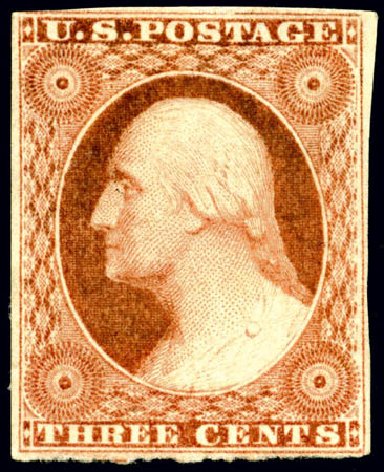 Costs of US Stamp Scott Cat. #10: 1851 3c Washington. Matthew Bennett International, Jun 2008, Sale 328, Lot 473
