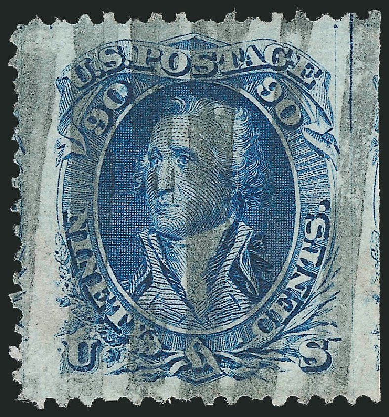 Costs of US Stamp Scott Catalog 101 - 1869 90c Washington Grill. Robert Siegel Auction Galleries, Nov 2014, Sale 1084, Lot 3298