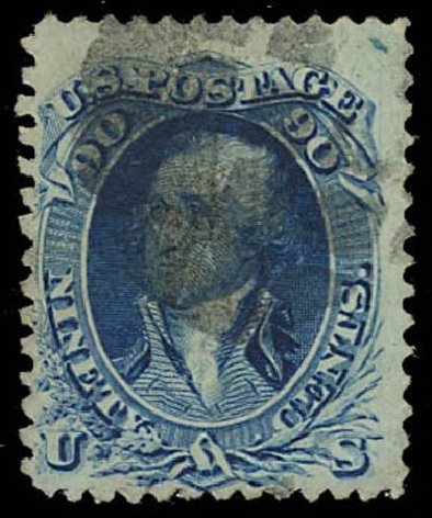 US Stamp Prices Scott Catalogue # 101: 1869 90c Washington Grill. Daniel Kelleher Auctions, Oct 2011, Sale 626, Lot 120