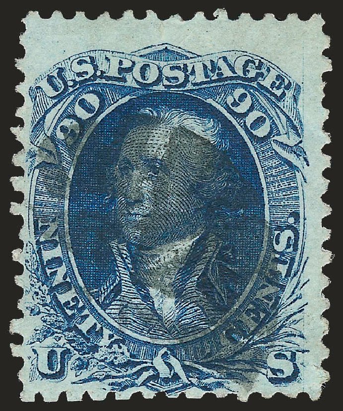 Prices of US Stamp Scott 101 - 1869 90c Washington Grill. Robert Siegel Auction Galleries, Jun 2009, Sale 975, Lot 1323